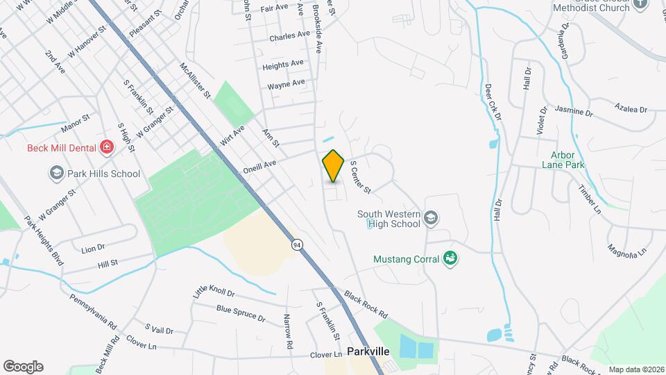 45 Mustang Dr Map and Location Details