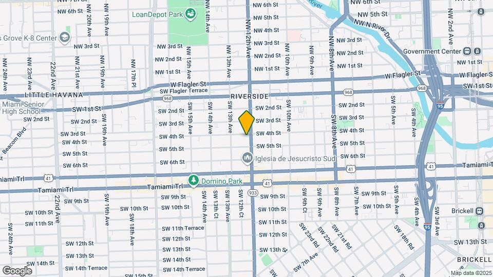 420 SW 12th Ave Map and Location Details