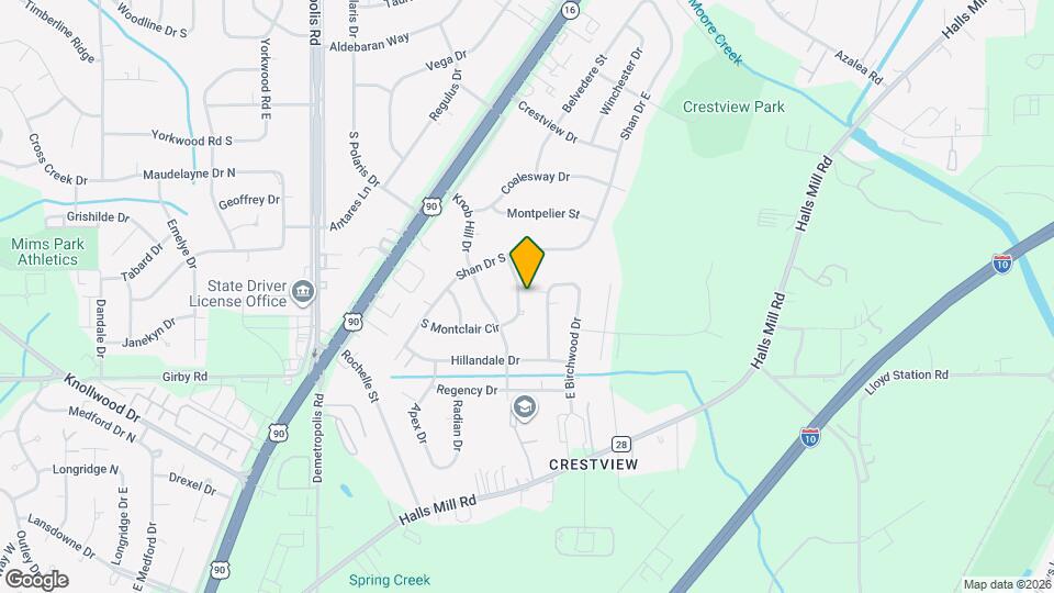 4361 Montclair Cir E Map and Location Details