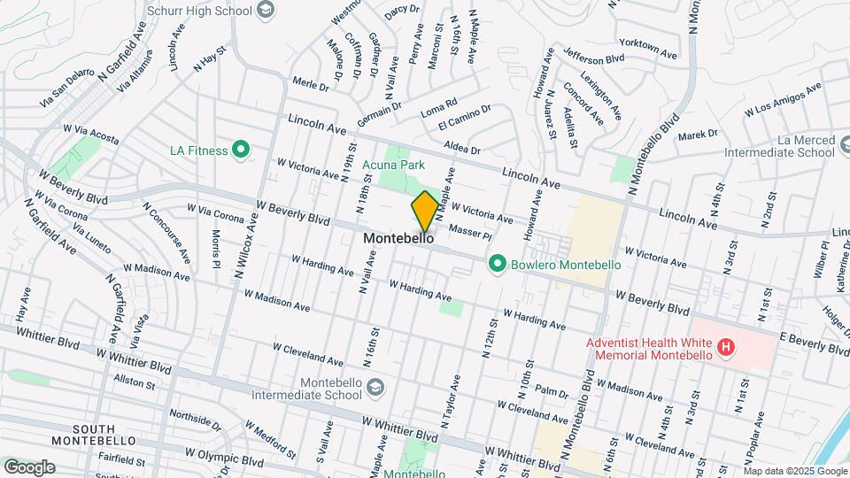 1508 W Beverly Blvd Map and Location Details