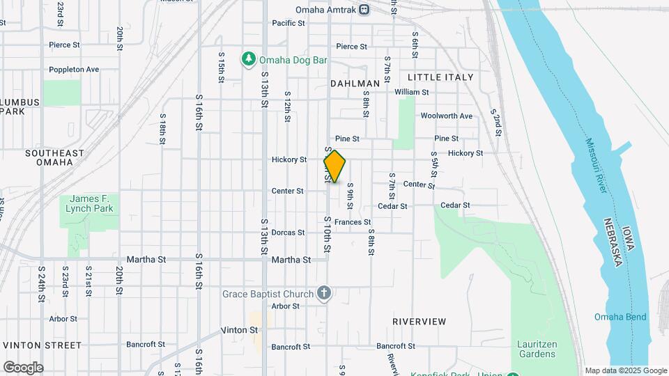 1737-1/2 S 10th St Map and Location Details