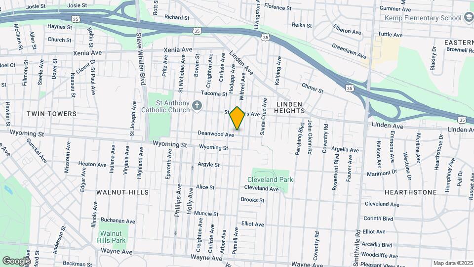 851 Wilfred Ave Map and Location Details
