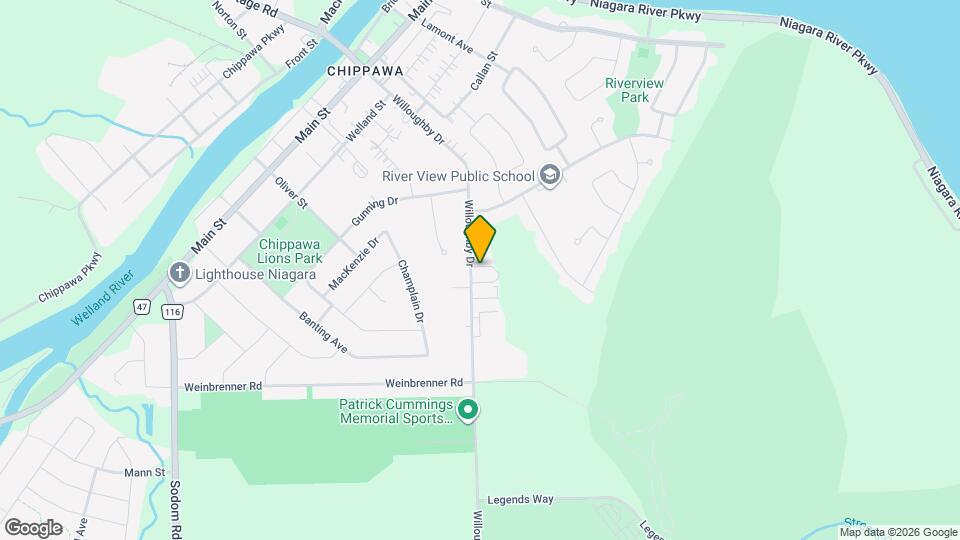 8646 Willoughby Dr Map and Location Details