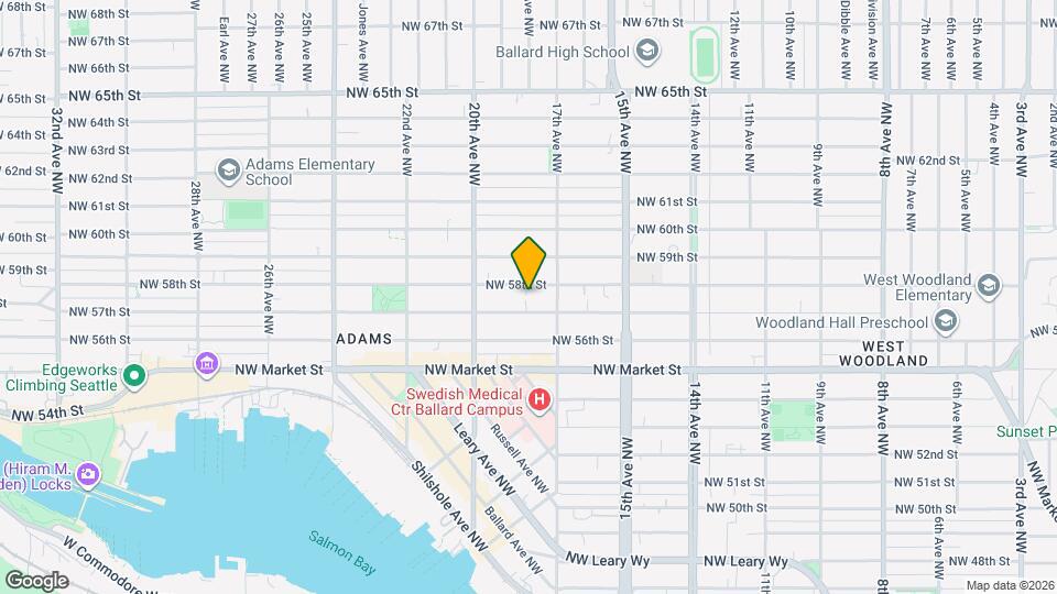 1723 NW 58th St Mapa y Detalles de la Ubicación
