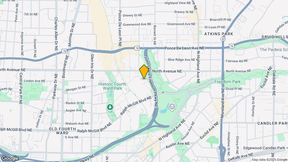 830 Belgrade Ave NE Map and Location Details