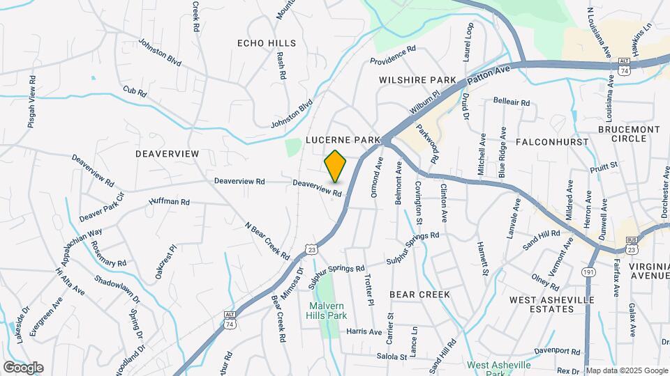 25 Deaverview Rd Mapa y Detalles de la Ubicación
