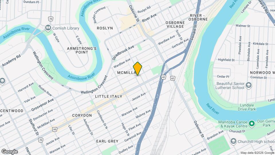 538 Mcmillan Av Map and Location Details