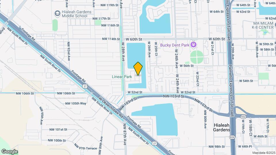 5442 W 27th Ave Mapa y Detalles de la Ubicación
