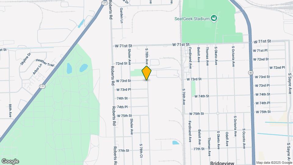 7300 S 78th Ave Mapa y Detalles de la Ubicación