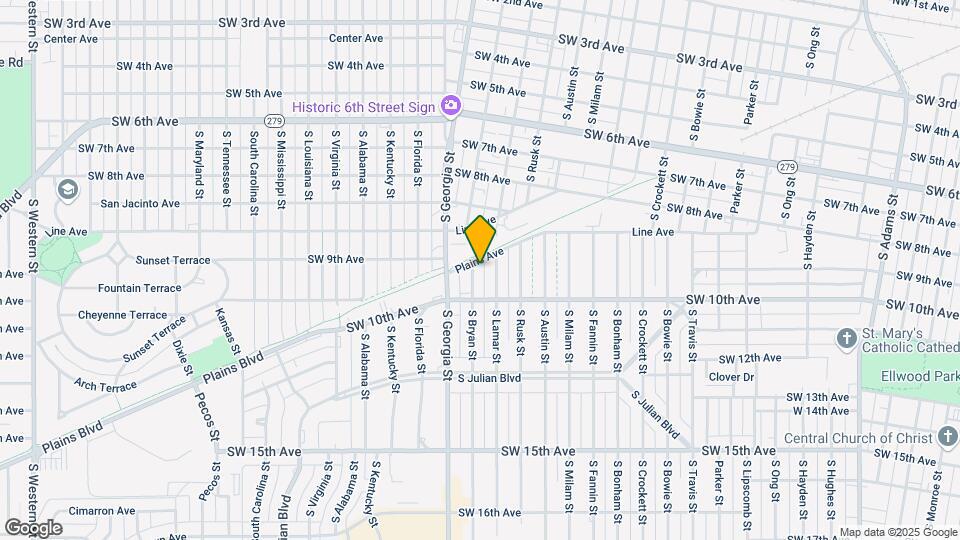 919 S Bryan St Map and Location Details