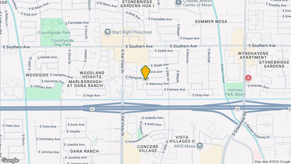 3740 E Harmony Ave Map and Location Details