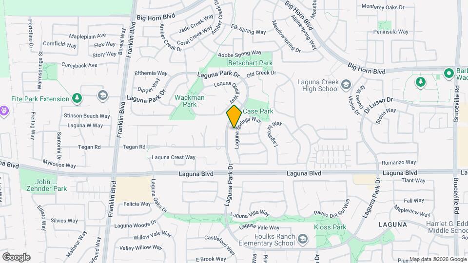 9017 Laguna Springs Way Map and Location Details