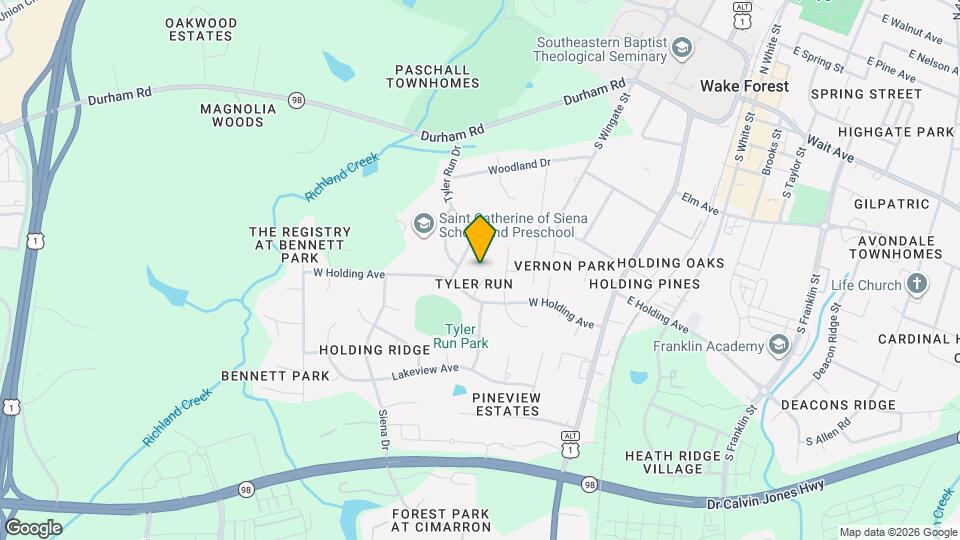 623 Elmwood Ct Map and Location Details