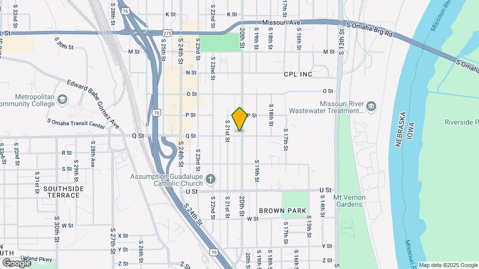 5134 S 20th St Map and Location Details