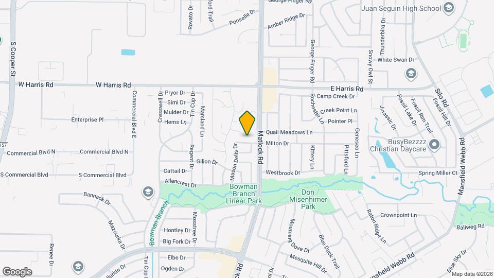 715 W Milton Dr Map and Location Details