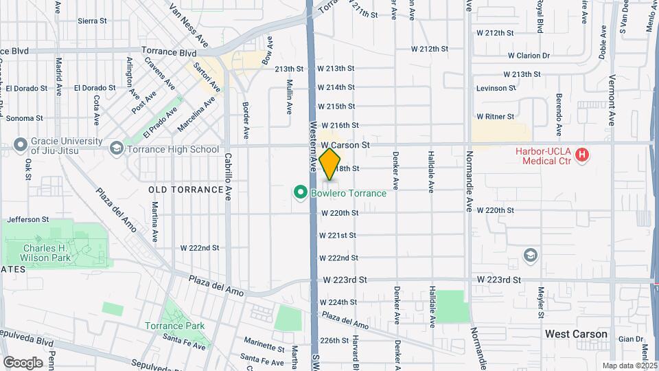 1645 W 219th St Map and Location Details
