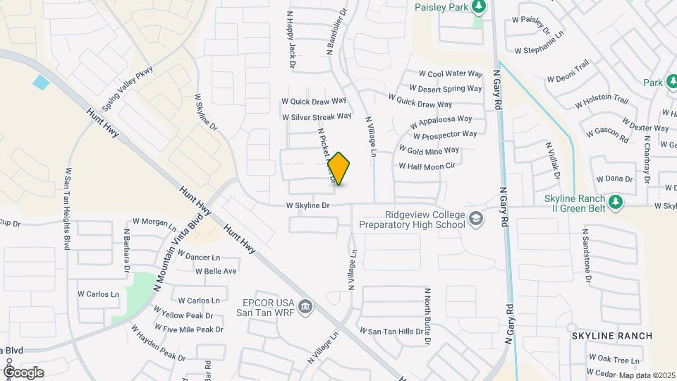 34393 N Picket Post Dr Mapa y Detalles de la Ubicación