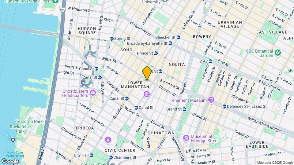 425-427 Broome St Map and Location Details