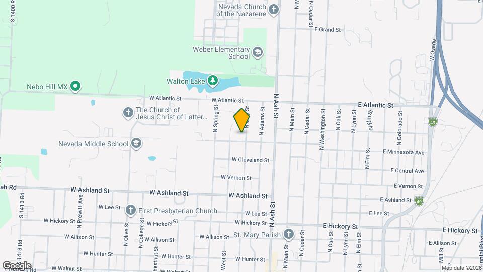 1105 N Clay St Map and Location Details