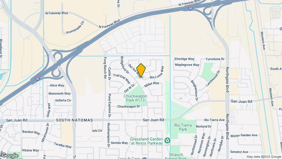 3503 Del Sol Way Map and Location Details