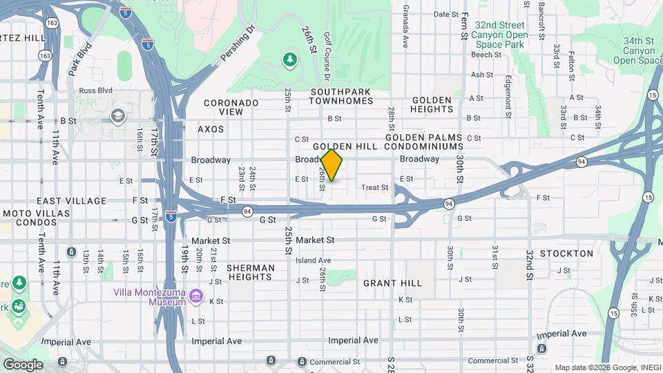 2625 1/2 E St Mapa y Detalles de la Ubicación