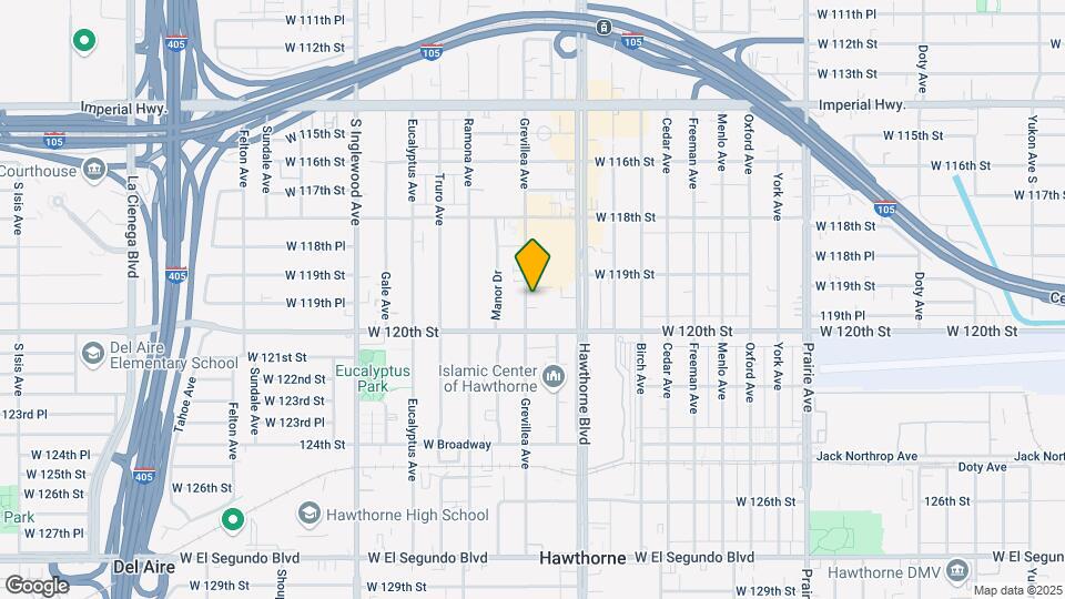 11944 Grevillea Ave Map and Location Details