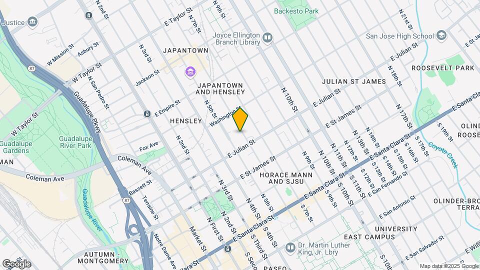 335 North Sixth Street Mapa y Detalles de la Ubicación