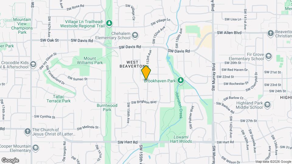 6667 SW 153rd Ave Map and Location Details