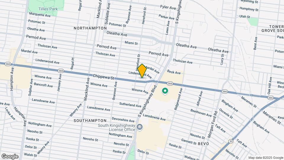 4965 Chippewa St Map and Location Details