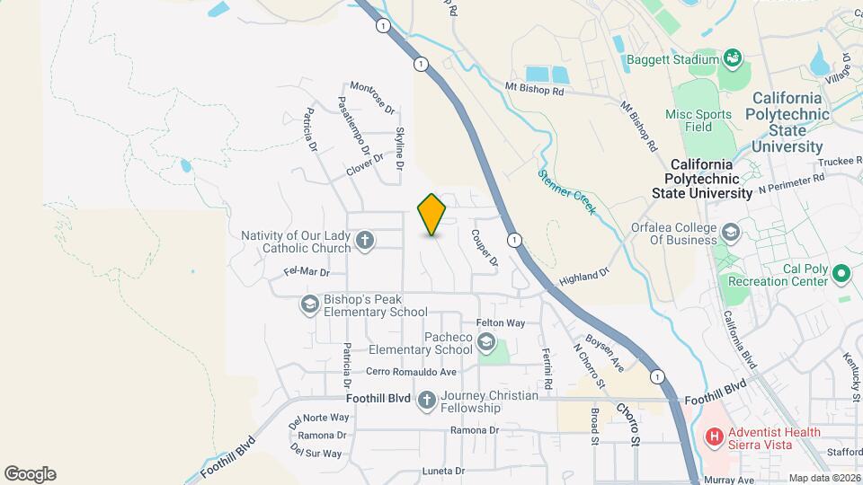 634 Stanford Dr Map and Location Details