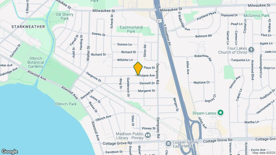 3829 Tulane Ave Map and Location Details