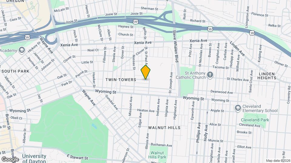 1146 Beaumont Ave Map and Location Details