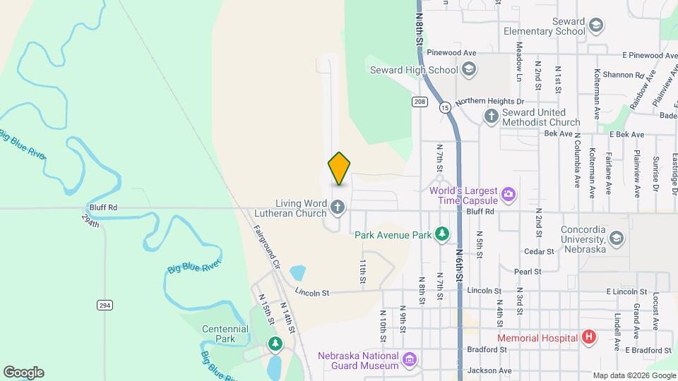 1070 Augusta Dr Map and Location Details