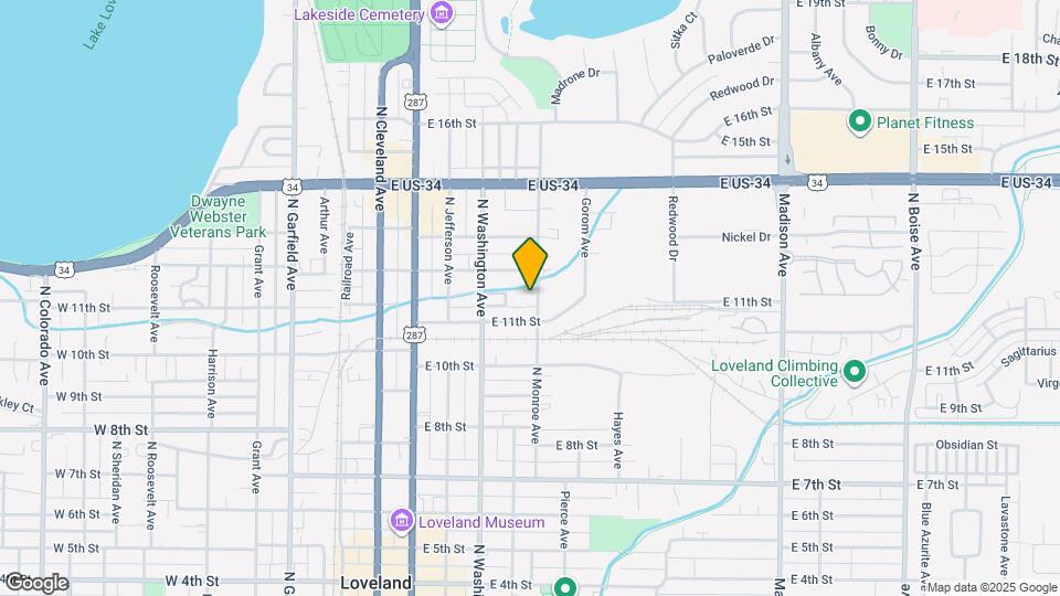 1119 Monroe Ave Map and Location Details