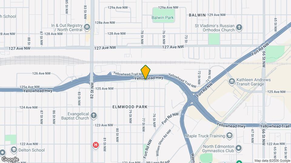 12525-12577 77 St NW Map and Location Details