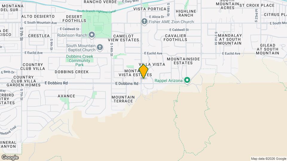 9125 S 16th St Map and Location Details