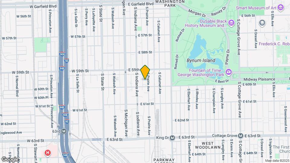 5946 S Prairie Ave Mapa y Detalles de la Ubicación