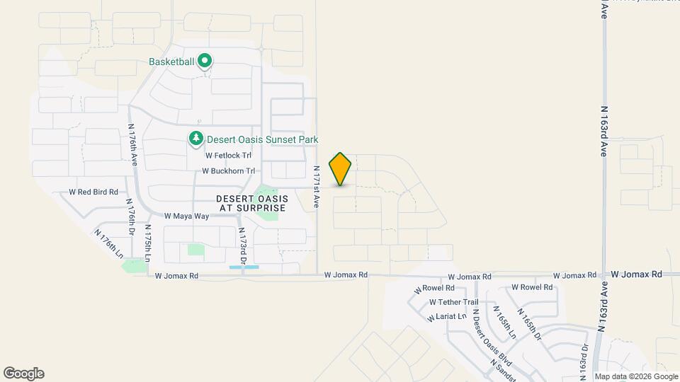 17056 W Red Bird Rd Mapa y Detalles de la Ubicación