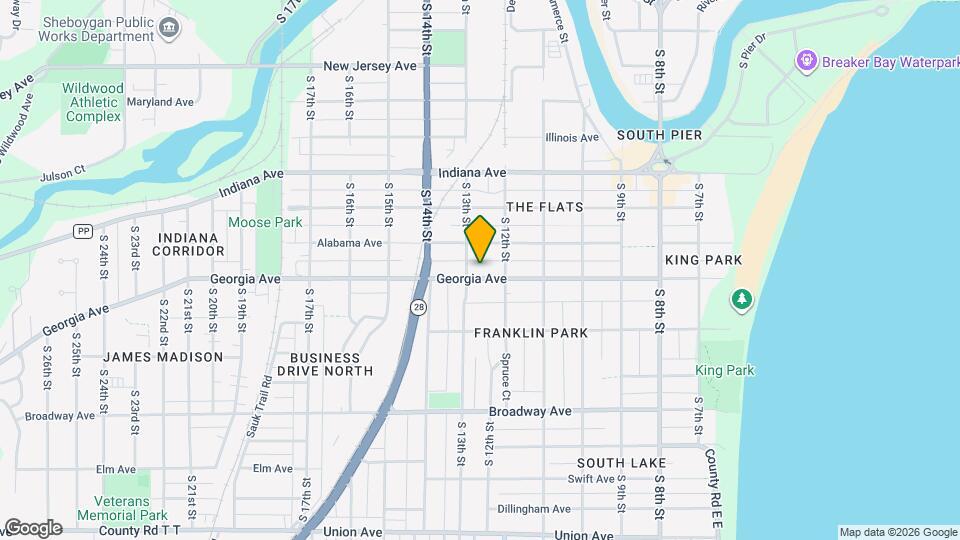 1228 Georgia Ave, Unit Lower Mapa y Detalles de la Ubicación