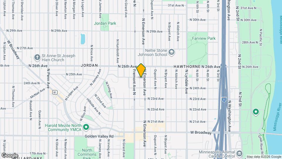 1113 N 25th Ave Map and Location Details