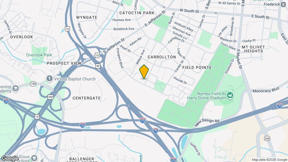 537 Carrollton Dr Map and Location Details