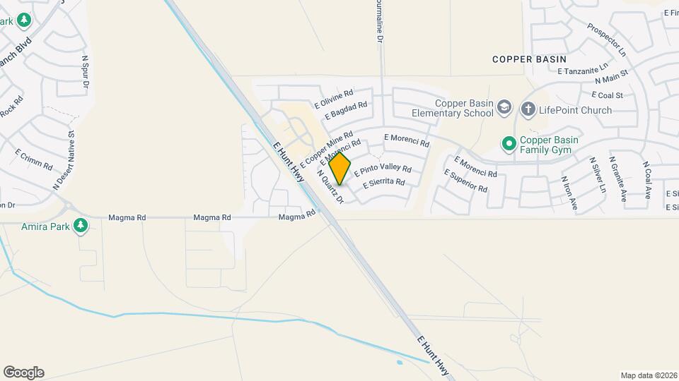 28067 N Quartz Dr Mapa y Detalles de la Ubicación
