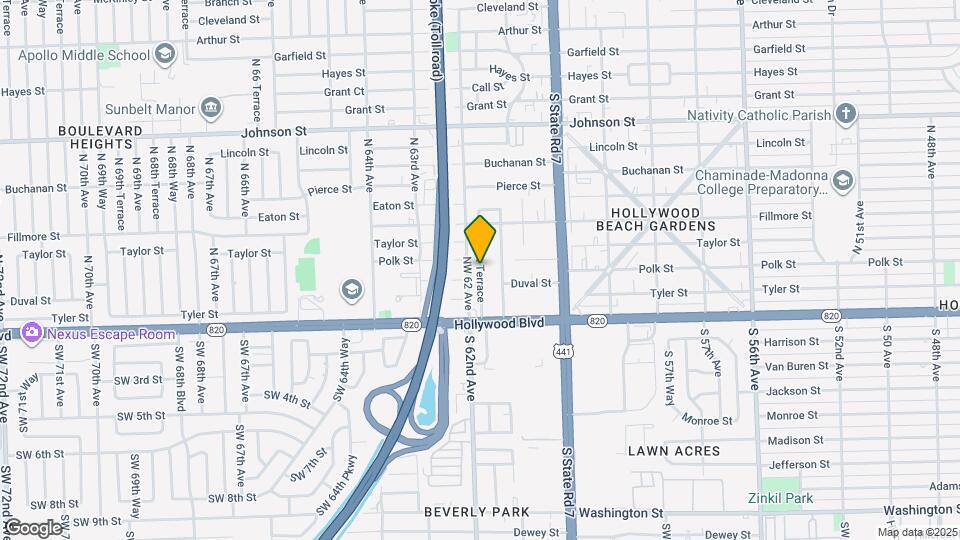 232 N 61st Terrace Map and Location Details