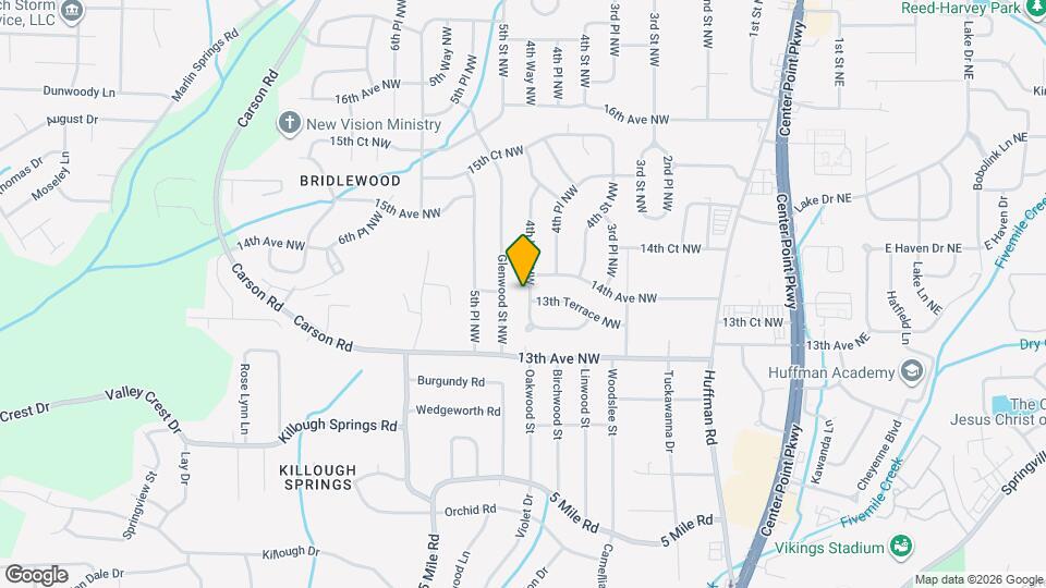 1332 4th Way NW Map and Location Details