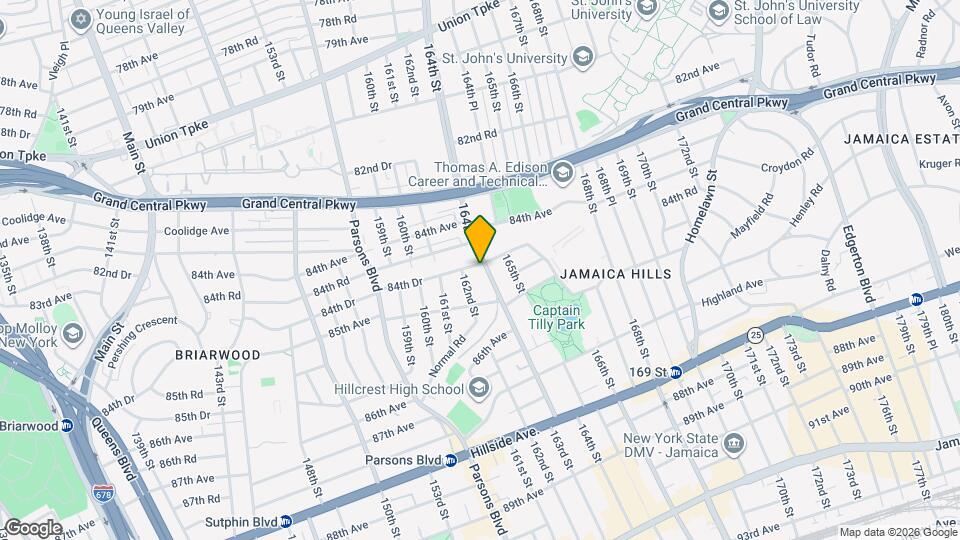 84-56 164th St Map and Location Details