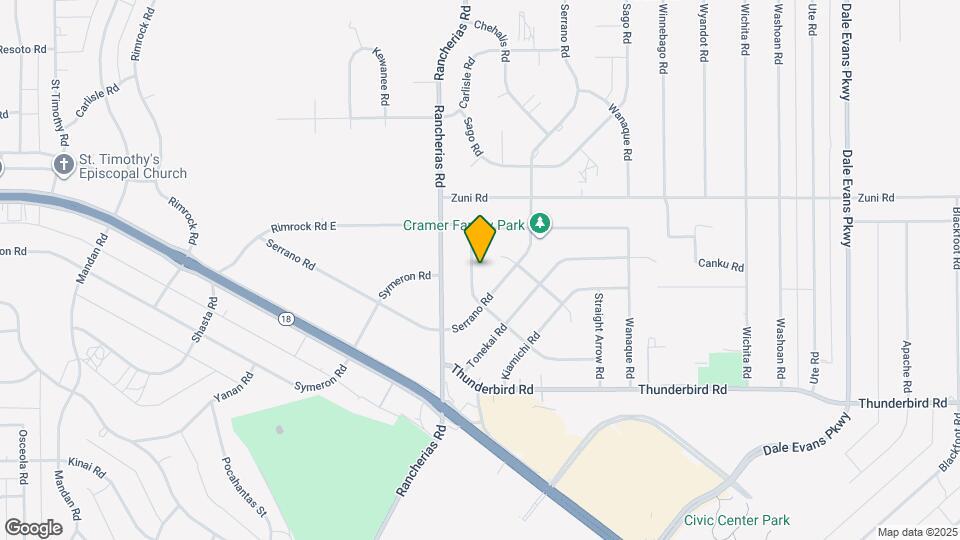 15555 Broken Bow Rd Map and Location Details