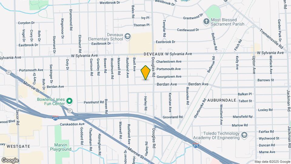 2524 Berdan Ave Map and Location Details