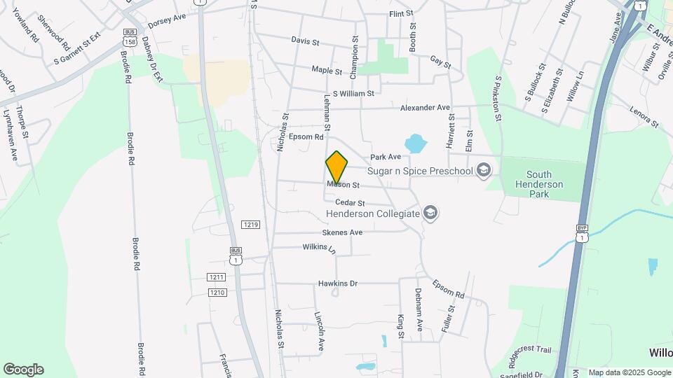 450 Mason St Map and Location Details