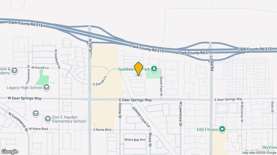 1112 Frye Mesa Ave Map and Location Details