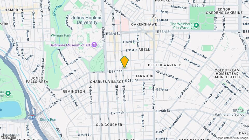 2901 N Calvert St Map and Location Details